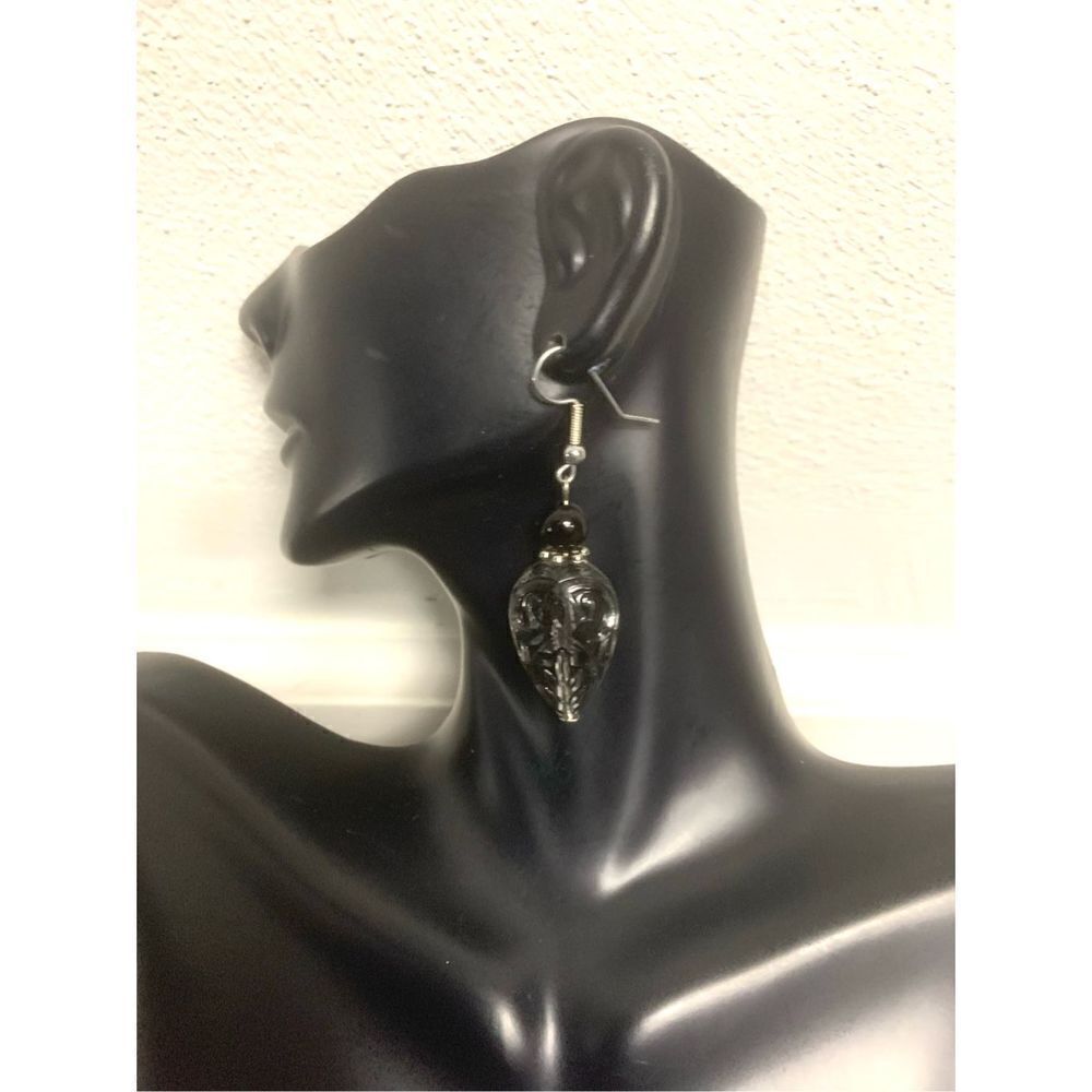 Beaded Statement Earrings 